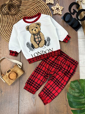 Fendy oturan ayıcık bebek takımı