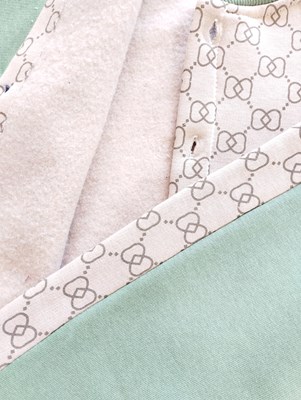 Gucci Düğmeli İçi Şardonlu 2li Takım - YEŞİL