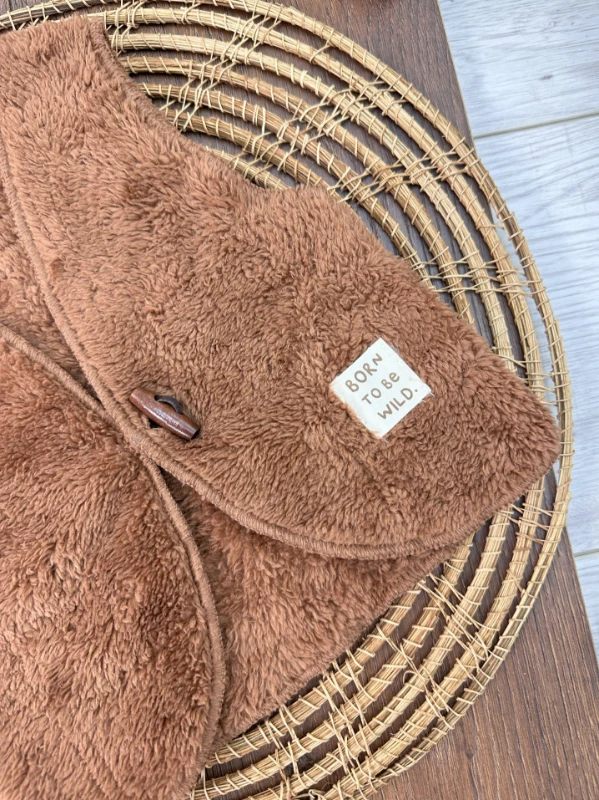 Bebek Yelek Wellsoft Peluş Düğmeli Kışlık 2li Set
