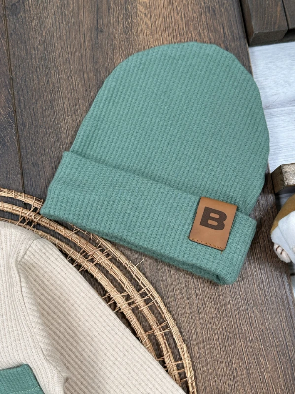 Kaşkorse Esnek Bereli Cep Detaylı 3lü Erkek Bebek Takım