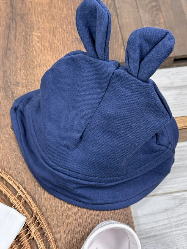 Patikli Safari Şapkalı Kulaklı Ayıcık Baskılı Badili Yazlık 4lü Salopet Erkek Bebek Takım - YEŞİL