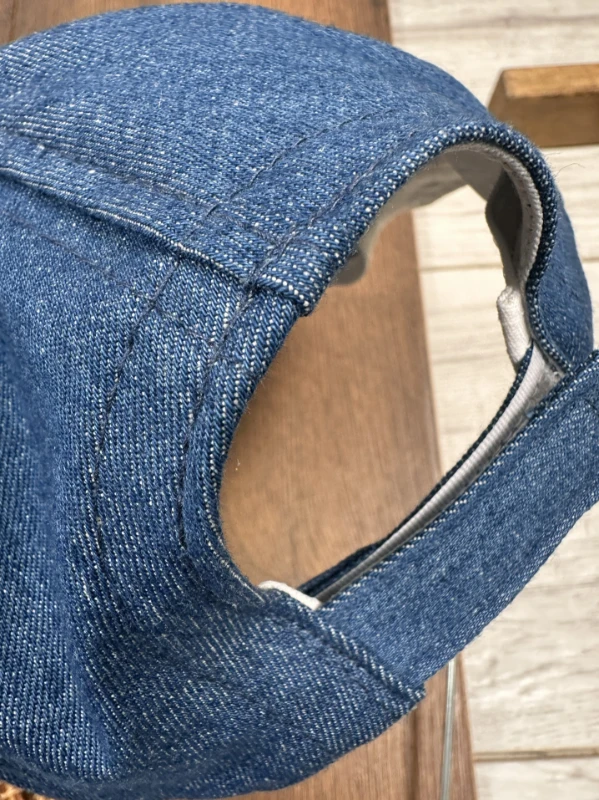 Şapkalı Ayıcık Desenli Atlet Badili Likralı Kot 4lü Yazlık Erkek Bebek Takım - İNDİGO