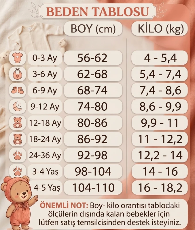 Müslin Askı Kemerli Çapa Baskılı Likralı Kot Pantolon 3lü Erkek Bebek/Çocuk Takım - BEJ