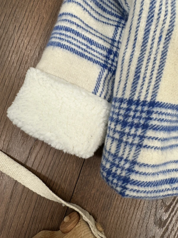 Montlu Takım Oduncu İçi Kürklü Ayıcık Baskılı Badi Likralı Gabardin Pantolon 3lü Kışlık Erkek Bebek/Çocuk Takım - SÜTLÜ KAHVE