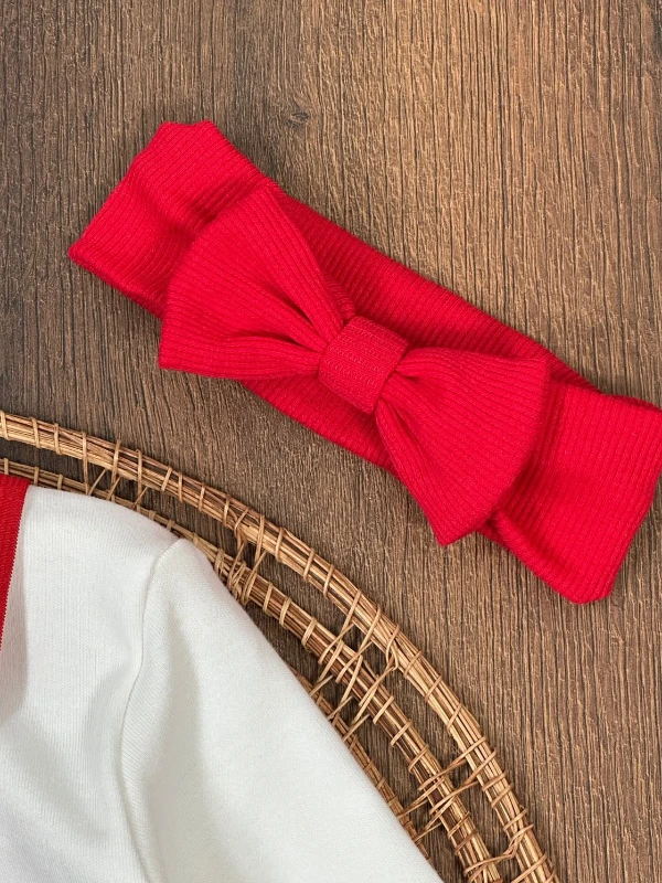 Çilek Papatya Nakışlı Bandanalı Badili Kız Bebek Lastik Askılı Likralı Kot Elbise 3lü Kız Bebek/Çocuk Takım - MAVİ